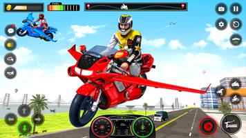 Flying Bike Race - Bike Games capture d'écran 3