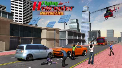 Flying Helicopter Rescue City APK download