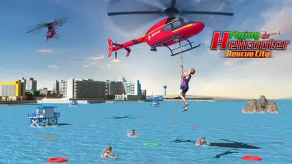 Flying Helicopter Rescue City APK download