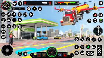 Flying Truck Simulator Games اسکرین شاٹ 2