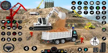 Snow Excavator Simulator Game