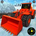 Snow Road Crane Excavator Simulator