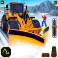 Snow Road Crane Excavator Simulator