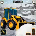 Snow Road Crane Excavator Simulator