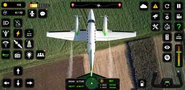Pilot Simulator: Flugzeug Spie
