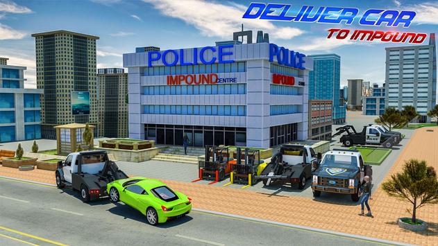 Police Tow Truck Driving Simulator screenshot 12