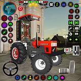 Indian Tractor Game 3d Tractor biểu tượng