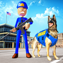 Stickman Polizei Hund Verbrechen Simulator APK
