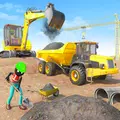 Stickman City Construction Excavator