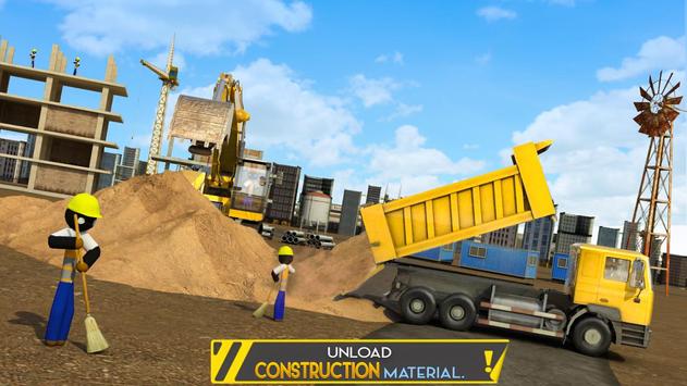 Stickman City Construction Excavator screenshot 6