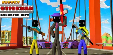 Stickman Mafia Furto Gangster blocky Città