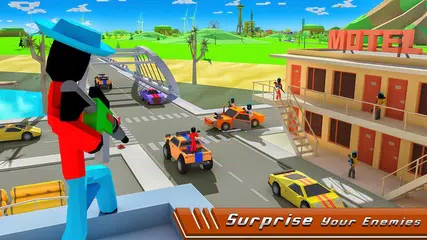 download Stickman Mafia Furto Gangster blocky Città APK