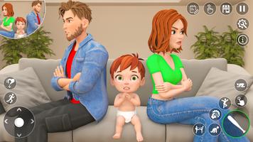 Husband Wife Simulator Game 3D screenshot 1
