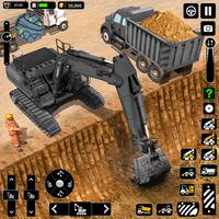 Snow Offroad Construction Game poster