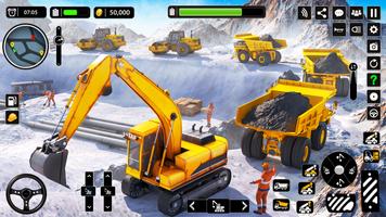 Sneeuw offroad bouwspel screenshot 1