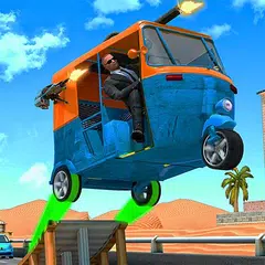 Tuk Tuk Racing Simulator: Rickshaw Shooting Game APK download