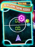 Glow Hockey 2 Goal Craze Screenshot 2