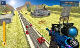 Offroad Traffic Shooting 2019 ảnh chụp màn hình 2