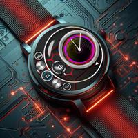 Neutron X Wear OS Watch Face ảnh chụp màn hình 2