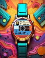 Cassette Wear OS Watch Face poster