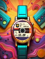 Cassette Wear OS Watch Face screenshot 2