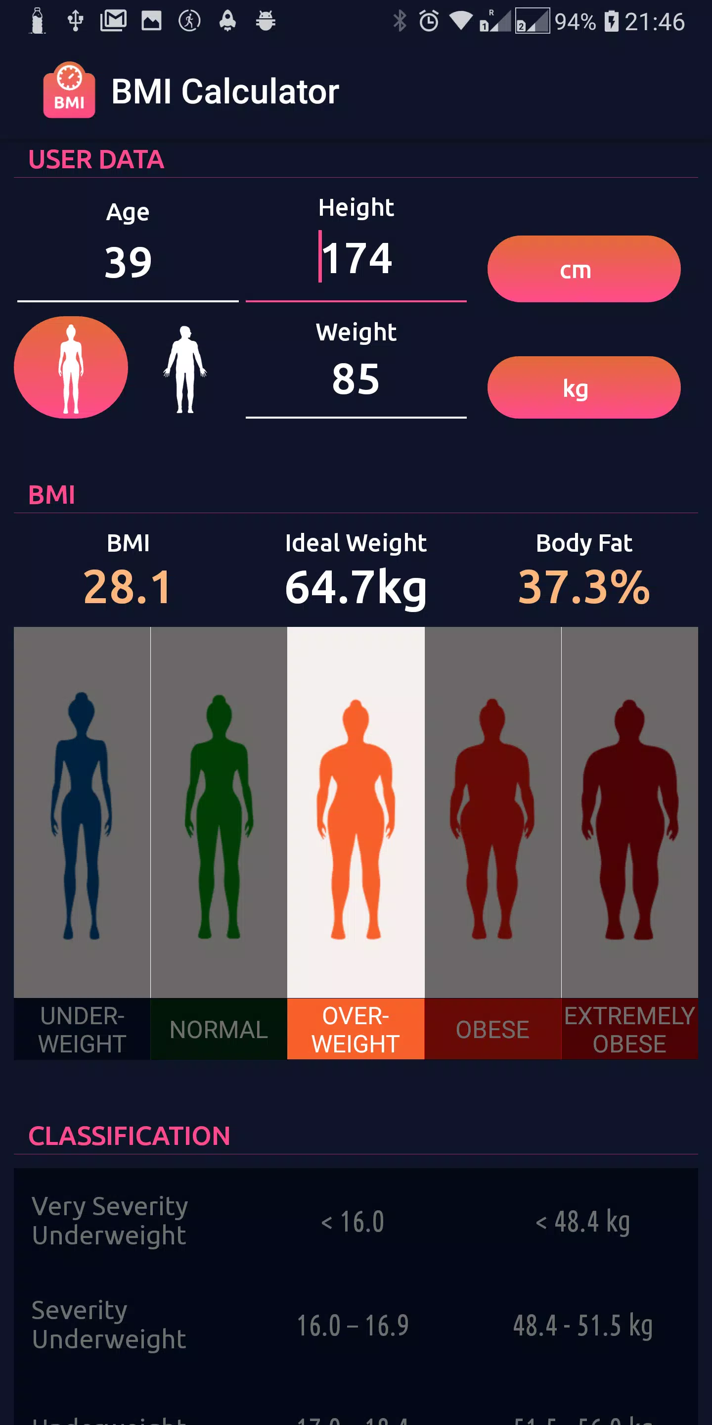 BMI & Ideal Weight Calculator APK for Android Download