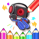 Draw & Color: Monster Book APK