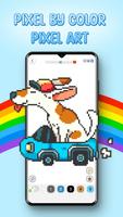 Pixel by Color: Pixel Art الملصق