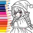 Princess Coloring: Anime Color 图标