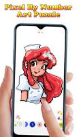 Pixel By Color: Art Puzzle الملصق
