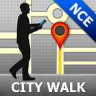 Nice Map and Walks أيقونة