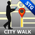 آیکون‌ Santiago Map and Walks