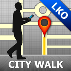 Lucknow Map and Walks icône
