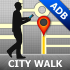 Abu Dhabi Map and Walks icône