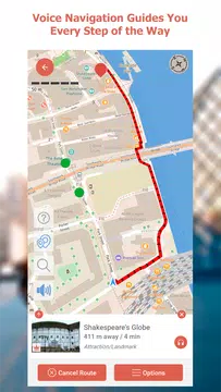Screenshot 4 for GPSmyCity: Walks in 1K+ Cities