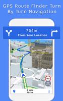 GPS Traffic Alerts Map & Live Navigation Route poster