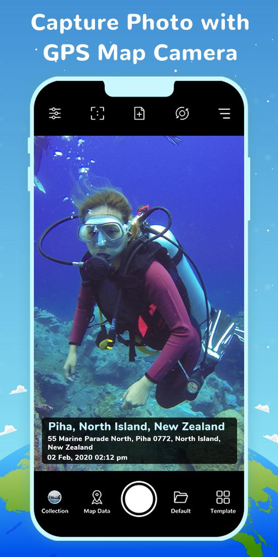 Aplikasi camera watermark lokasi