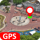GPS satelita pogląd: żyć mapy