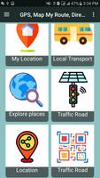 GPS, Map My Route Directions & Route Planner تصوير الشاشة 1