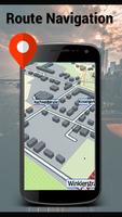 GPS Satellite Route Map Direction - Live Direction पोस्टर