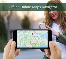 GPS Navigation Route Finder Map Driving Directions ポスター