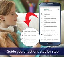 GPS Navigation Route Finder Map Driving Directions اسکرین شاٹ 2