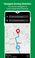 GPS Navigation Directions Live Map Routes Finder Affiche