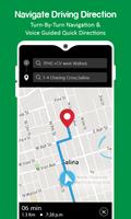 GPS Navigation Directions Live Map Routes Finder Plakat