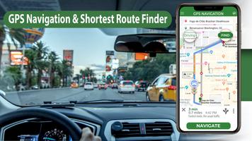 Maps: GPS Navigation, location Affiche