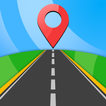 GPS Navigation: Road Map Route simgesi