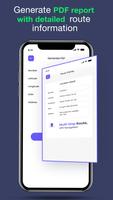 Multi Stop Navigation Fast Route Maps Go Direction Plakat