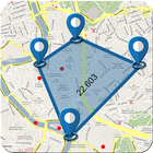 Geo Area Calculator For Land–Distance Measurement icon