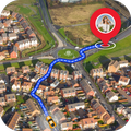 GPS Navigation Satellite Map