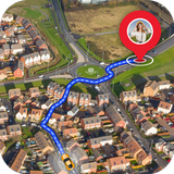 GPS Navigation Satellite Map icon